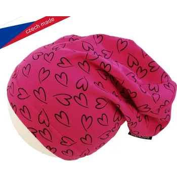 Čepice Rockino 5438 Dívčí podzimní/jarní čepice růžová