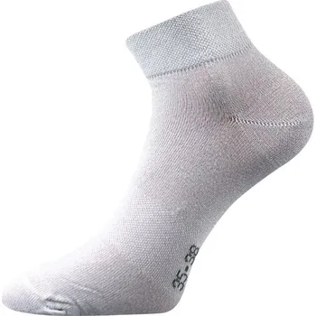 DÁMSKÉ, PÁNSKÉ PONOŽKY sv.šedé Fuski Boma Voxx Raban (Bambusové střední ponožky)