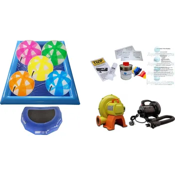 Bazén Sada bazén 8x6 + 5x Aquazorbing vodní koule | Česká certifikace | Technická dokumentace | Nafukovací bazén a vodní koule komplet set