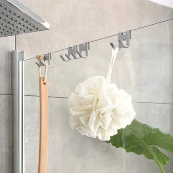 Věšák Die moderne Hausfrau Háček na sprchovou zástěnu, 4 ks 494275