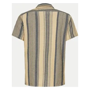 Pánská košile INDICODE Košile Rafko 20-471 Béžová Regular Fit XXL