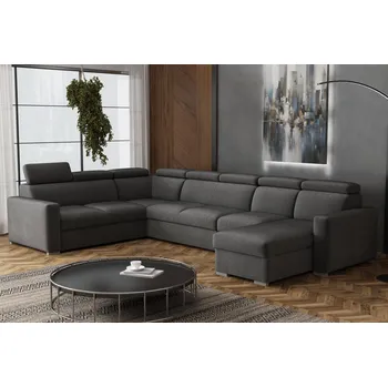 Sedací souprava Falco Sedací souprava Petrit U1 pravá Kronos šedá