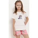 TARO Dívčí pyžamo Nelly3382 Barva: ss51-smotanová, Velikost: 134