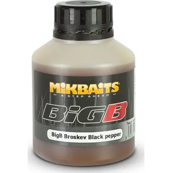 Návnadové aroma MIKBAITS Ultra booster 250ml Broskev Black Pepper