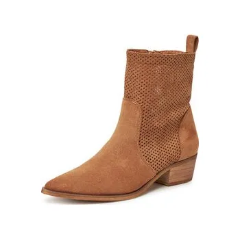 Dámské kozačky Polokozačky DeeZee 3523-5 Hnědá 37