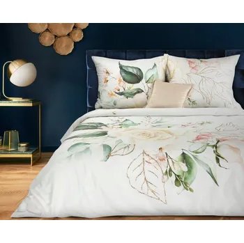 Povlečení Povlečení PREMIUM 220x200 2x70x80 Květiny Polské