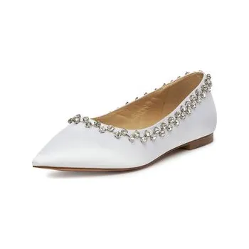 Dámské baleríny Baleríny Eva Minge MILA-V1166-28-1 Bílá 39