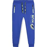 CHLAPECKÉ TEPLÁKY modré Kugo ST7728 (Chlapecké klasické bavlněné tepláky)