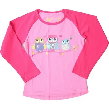 Dívčí tričko WOLF S2141A Dívčí tričko růžové velikostní řada:98-128