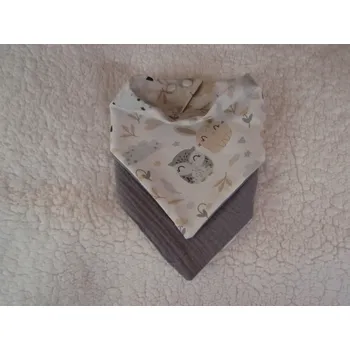 Bryndák Pro útulný domov Bryndáček Sova a zajíc se šedým mušelínem