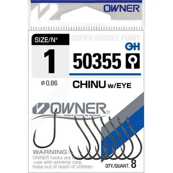 Rybářský háček OWNER Háčky Chinu 50355 VELIKOST: 5, Balení: 11