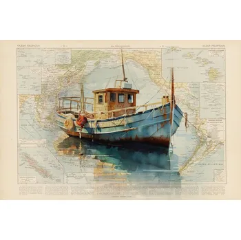 Plakát Plakát, Obraz - Boat, Thomas Chedeville