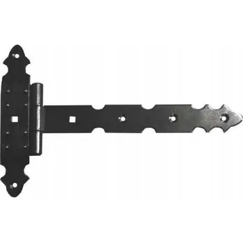 Obraz Ozdobný pant na altánové dveře 200x35x2,5 mm, černý