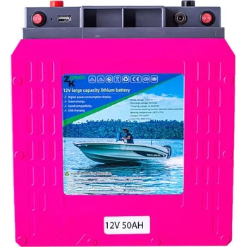 Echolot ZK GREEN Lithiová baterie 12V/50Ah + nabíječka 10A 3,40kg