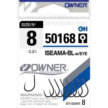 Rybářský háček OWNER Háčky Iseama-BL 50168 VELIKOST: 6, Balení: 7