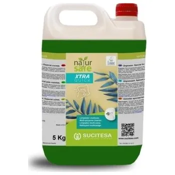 Univerzální čisticí prostředek SUCITESA Natursafe Xtra Quick 5l - Univerzální čistič s vůní dřeva, ECO LABEL