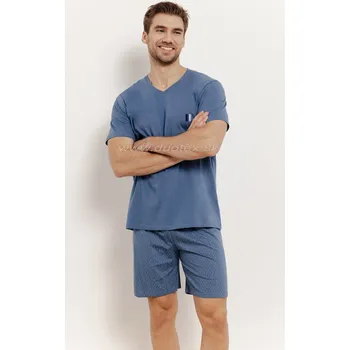 Pánské pyžamo TARO Pánské pyžamo Henry3397 Barva: ss51-modrá, Velikost: M