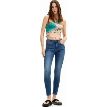 Dámská móda Jeansy Desigual Kristhy denim medium wash velikost 42