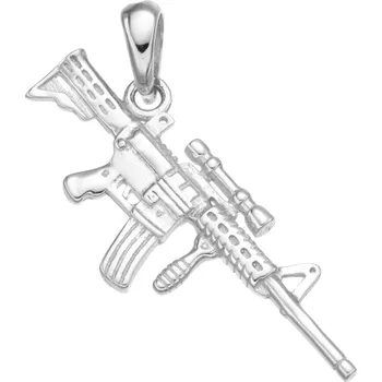 Přívěsek Bealio BEALIO Stříbrný přívěsek M4 KARABINA 03-08981-0206