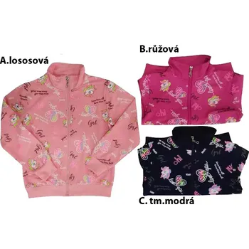 Dívčí vesta SEZON L6006 Dívčí mikina velikostní řada:116-146
