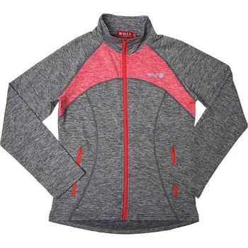 Dívčí vesta DÍVČÍ MIKINA šedá Wolf M2342 (Dívčí funkční mikina)
