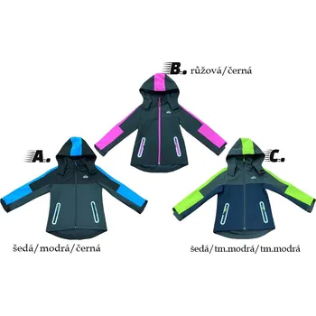 Chlapecká bunda Dětská SOFTSHELLOVÁ BUNDA Sezon SF2044 (Dětská teplejší bunda bez fleesu)