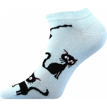 Dámské ponožky DÁMSKÉ PONOŽKY sv.modrá Fuski Boma Piki 33 (Dámské nízké ponožky)