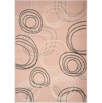 Koberec Kusový koberec Circles powder pink 80x150 cm