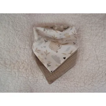 Bryndák Pro útulný domov Bryndáček Zajíc a sova s béžovým mušelínem