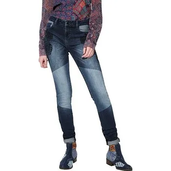 Pánská móda Jeansy Desigual Blake denim patch velikost 29