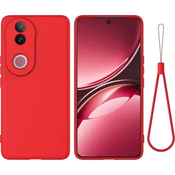 Pouzdro na tablet VSECHNONAMOBIL 104862 RUBBER Ochranný obal pro Vivo V50 5G červený