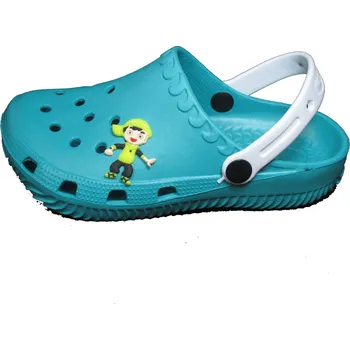 Dívčí pantofle Kenbo Dívčí gumové nazouváky zelené