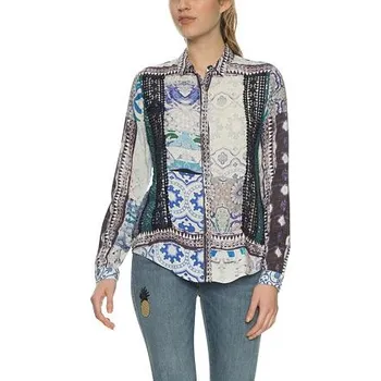 Dámská halenka Halenka Desigual Estiva navy velikost L