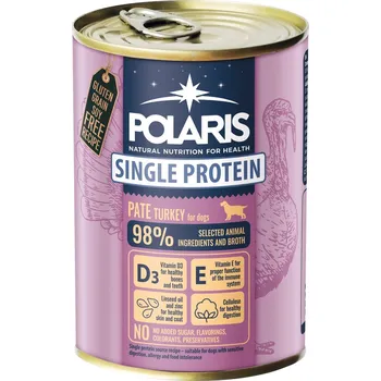 Polaris Single Protein paté konzerva krůtí 400 g