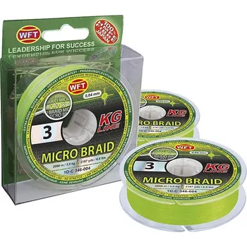 WFT Splétaná Šňůra Micro Braid KG Line 150 m - 0,08 mm 4,5 kg