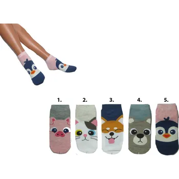 Dámské ponožky Dámské kotníčkové ponožky Aura.Via