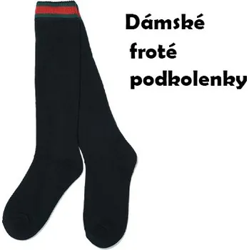 Dámské ponožky DÁMSKÉ THERMO PODKOLENKY černé Pesail XG08