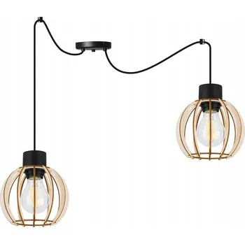 Závěsné svítidlo Light Home SPIDER TIMBER 2 - 2 světelné body E27