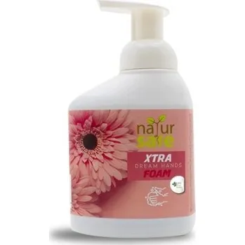 Mýdlo SUCITESA Natursafe Xtra Dream Hands 500 ml - Pěnové mýdlo hypoalergenní, ECO LABEL