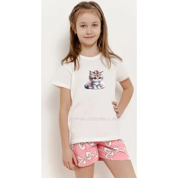 Dívčí pyžamo TARO Dívčí pyžamo Nelly3382 Barva: ss51-smotanová, Velikost: 140