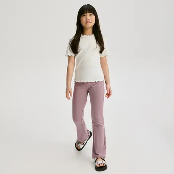 Dívčí kalhoty Reserved - Rozšířené legíny - orchidejová - 824CY-40X - 824CY-40X-164