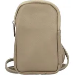 Trendová dámská kožená kapsa Lisa new, taupe