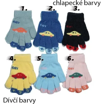 Rukavice DĚTSKÉ TEPLEJŠÍ RUKAVICE Echt MS034 (Dětské prstové rukavice)