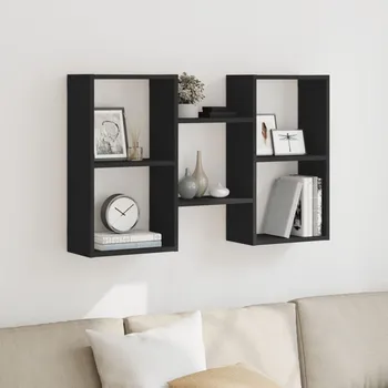 police Nástěnná police hnědý dub 96 x 18 x 60 cm kompozitní dřevo