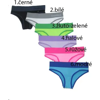 Kalhotky Dámské bezešvé kalhotky Greenice (dam265)