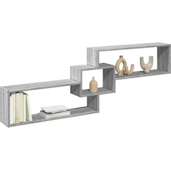 Organizace kuchyně Nástěnná skříňka 158 x 18 x 53 cm šedá sonoma kompozitní dřevo