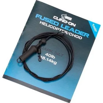 NASH Cling-On Fused Helicopter Leader 1m Dark Silt