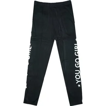 Dívčí oblečení DÍVČÍ THERMO LEGÍNY černé W.D. 636 (Dívčí zateplené legíny)