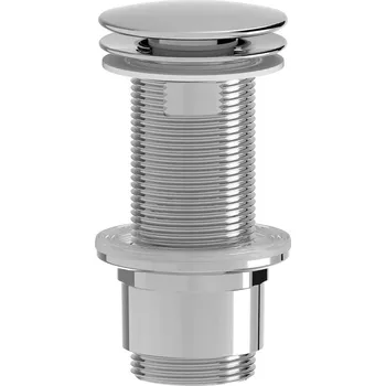 Umyvadlo Umyvadlová výpust 5/4“, neuzavíratelná, velká zátka, 10-80mm, ABS/chrom