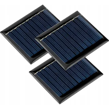 3 kusy / sada 3W 5V mini solární panel